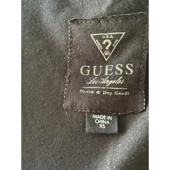 GUESS Women's Open Front Long Sleeve Studded Cardigan Jersey Knit - Picture 5 of 5